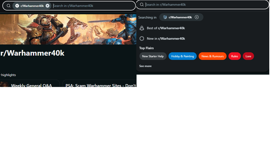 Reddit SEO search interface